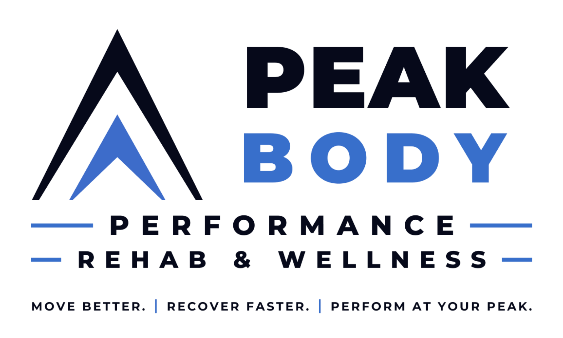 Peak Body Performance logo — Performance, Rehab & Wellness